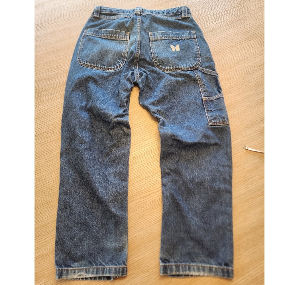 VTG Monet Skateboards🛹Baggy Denim Carpenter Jeans Blue Y2K 90s 
Streetwear Y2K